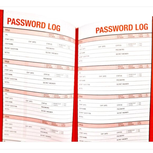 Password Log: Create Your Own Personal Guide by Knock Knock Paperback N… - Picture 3 of 8